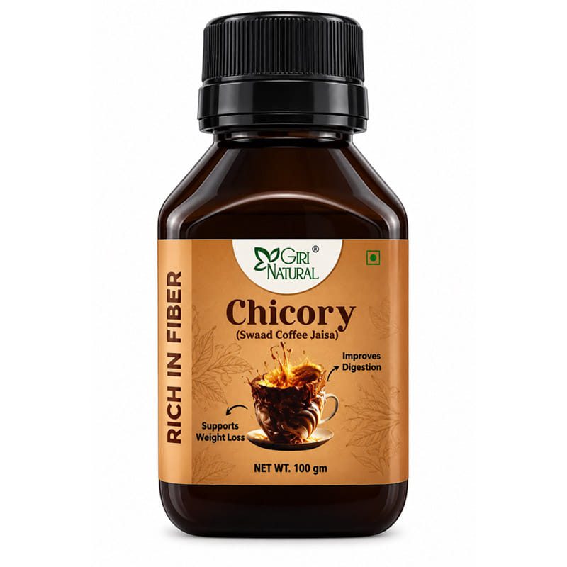 Giri Natural Chicory Powder 100g, roasted chicory rich in fiber